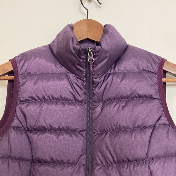 Eddie Bauer Vest Womens XS Purple EB650 Goose Down Puffy Fall Winter - Picture 3 of 15